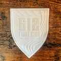 612 Fight Club Thumbprint Sticker - 2.39"x3" (White/Clear)