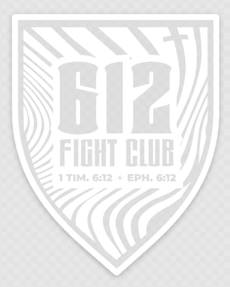 612 Fight Club Thumbprint Sticker - 2.39"x3" (White/Clear)