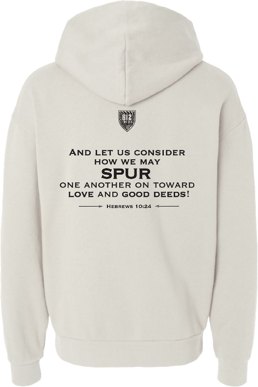 'Be the Spur' Christian Hoodie - Ivory