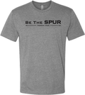 'Be the Spur' Christian T-Shirt - Heather Grey